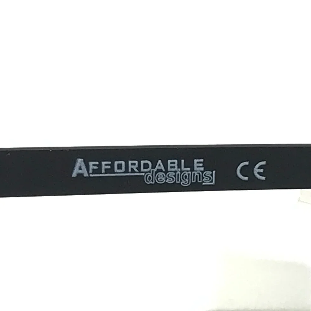 Affordable Designs Eyeglasses Frames KIA BLACK Square Full Rim 52-17-140